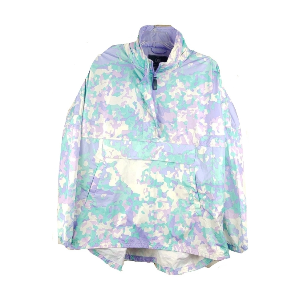 NWT Lauren James M &XXL Pastl Print Pullovr Anonak - Picture 4 of 5